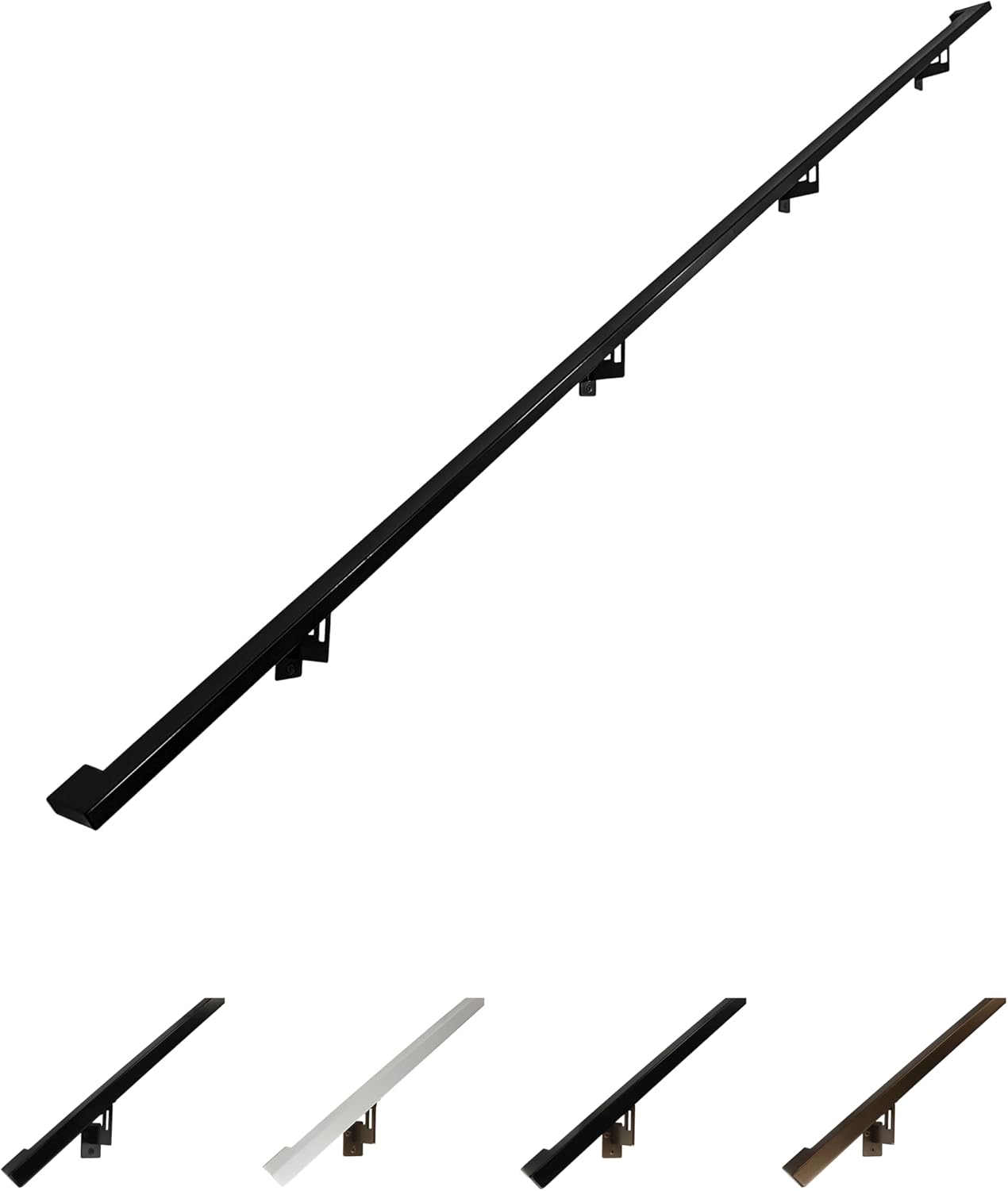 Modern Aluminum Handrail Grab Bar Kit for Stylish Safety