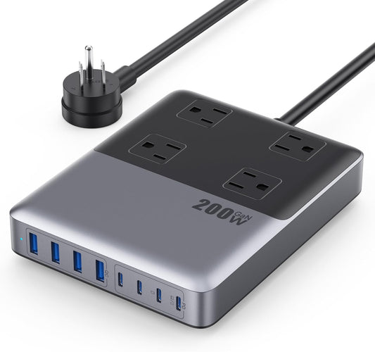 Fast Charge 12-in-1 USB C Power Strip by Kioson
