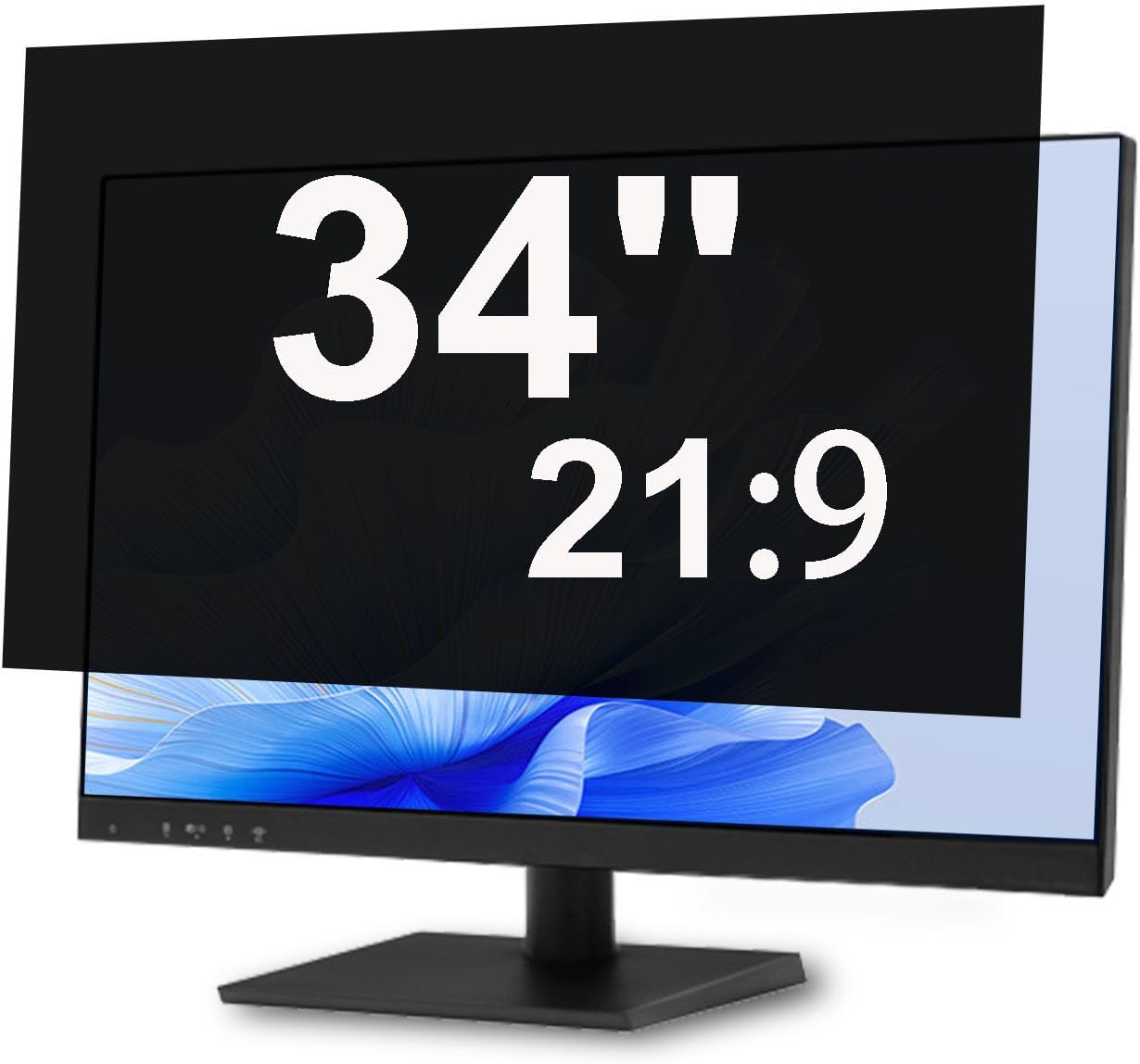 34 Inch Privacy Screen for Computer Curved Monitor Protection
