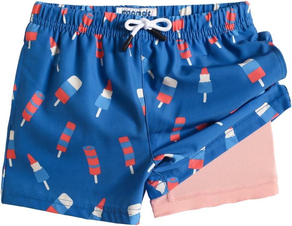 Boys Swim Trunks with Compression Liner for Ultimate Comfort