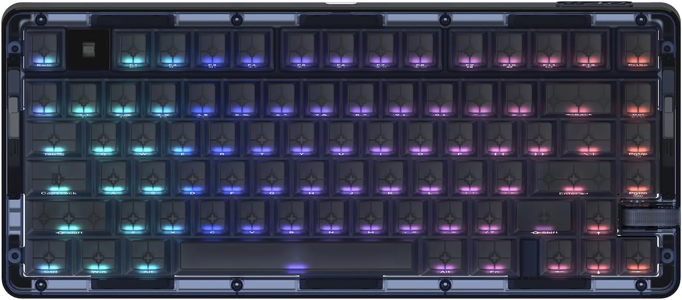 IROK OP75 Mechanical Keyboard with Gesture-Controlled RGB Lighting
