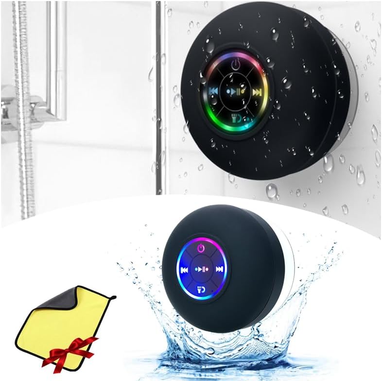 Donpidd LED Mini Shower Speaker