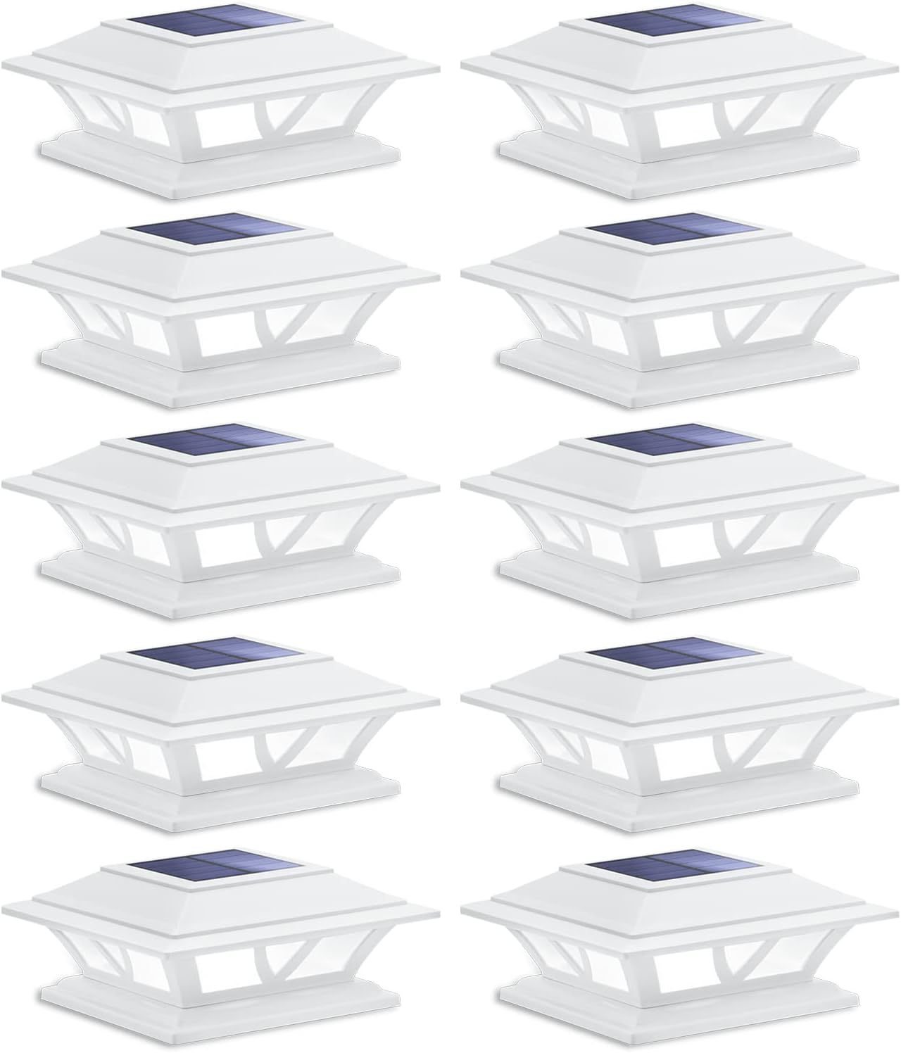 SIEDiNLAR Solar Post Lights Outdoor for 4x4 5x5 6x6 Posts