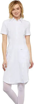 Cherokee Infinity Women Scrubs Dress 39in Button Front CK510A - Move