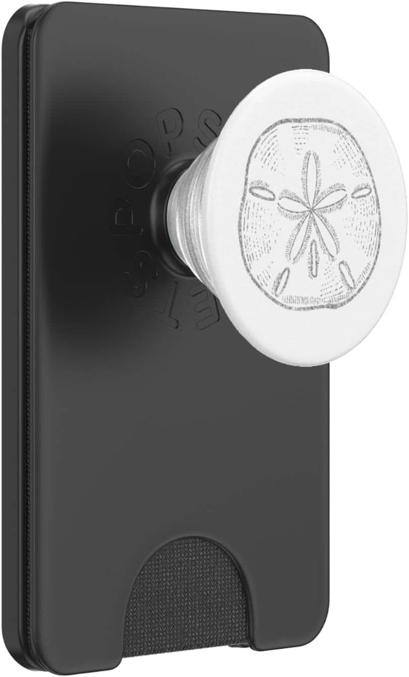 Silver Sand Dollar Nautical Decor Cell Phone Stand for Tablets