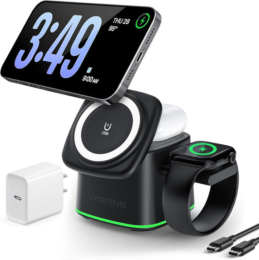 3 in 1 Charging Station for Apple Devices by IYOFINE