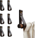 Genuine Leather Wall Strap Curtain Rod Holder - Decorative Loop