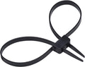Heavy Duty 250-lb Police Zip Tie Handcuffs 27.5in - 10 PCS
