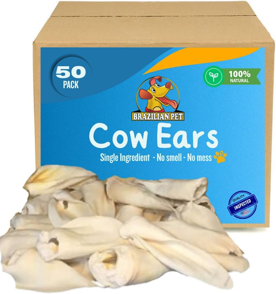 100% Natural Cow Ears for Dogs - Healthy Chews for Pets