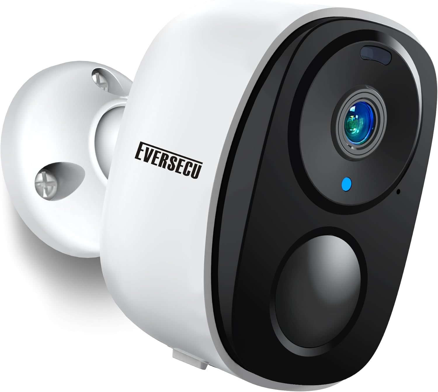 EVERSECU 2K Outdoor Security Camera: Wireless, Rechargeable, Night Vision