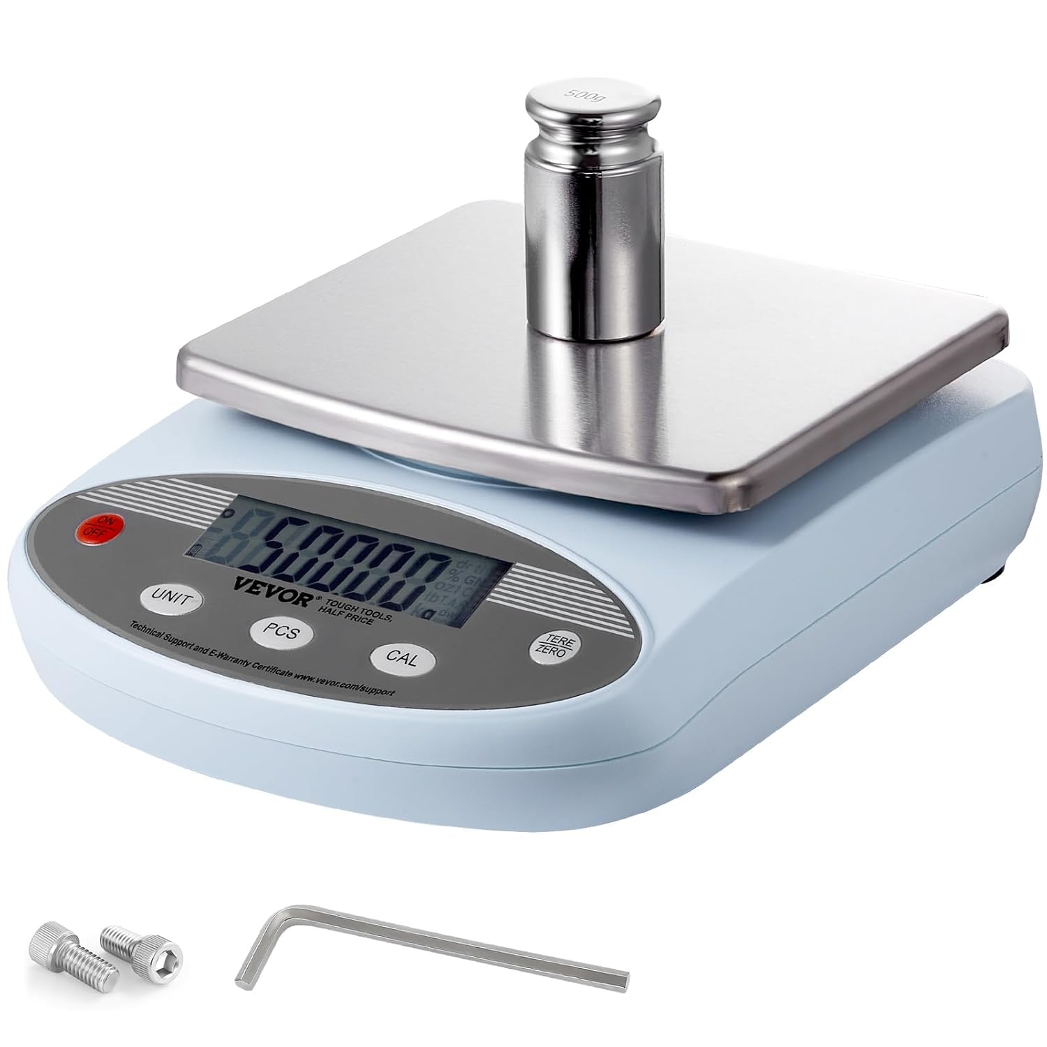 VEVOR Lab Scale: High Precision 2000g x 0.01g Analytical Balance