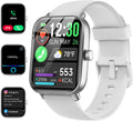 Quican Women's Smartwatch: Alexa, Fitness Tracker, Bluetooth Call, White
