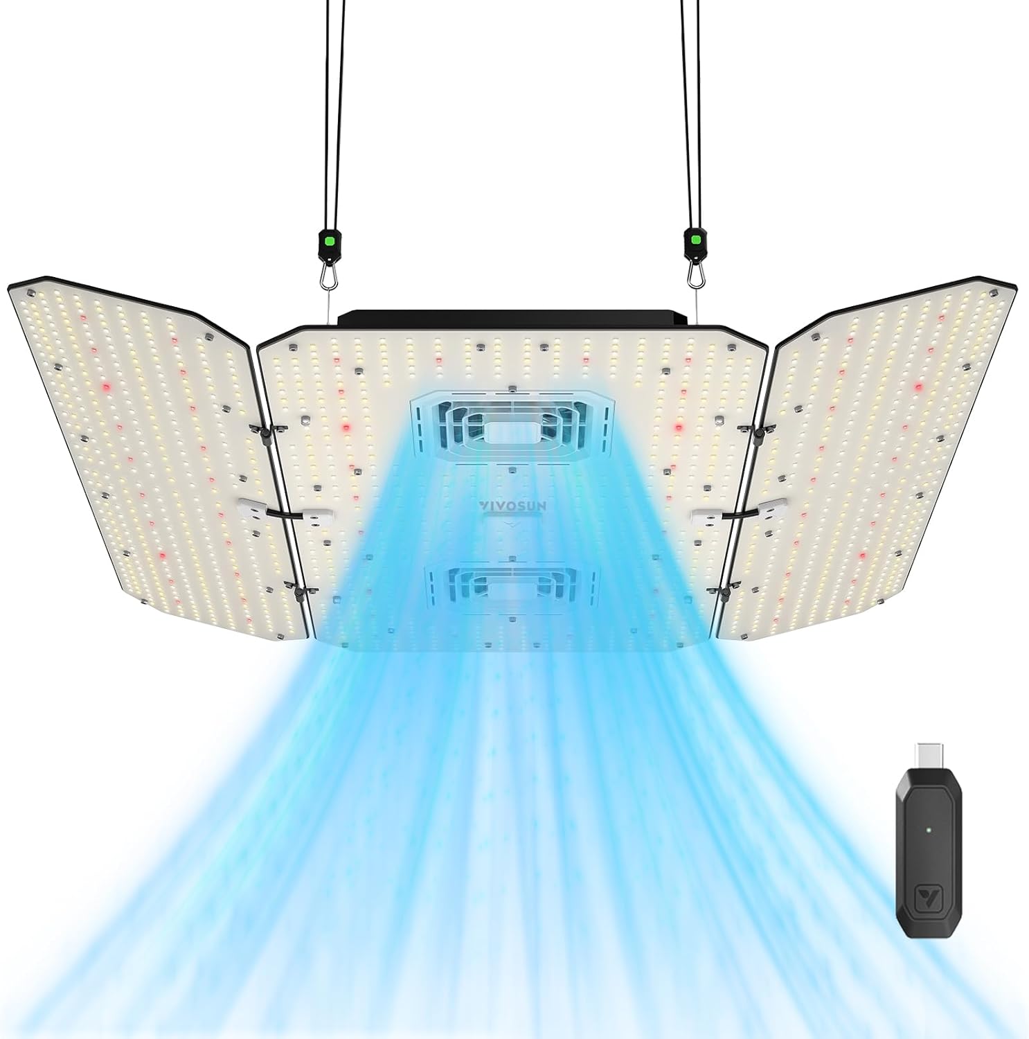 VIVOSUN AeroLight Wing AW400SE LED Grow Light with Fan