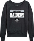Raiders Plus Size Charcoal Crewneck - Relaxed Raglan Comfort