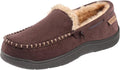 Men's Moccasin Slippers Memory Foam Loafers - Indoor/Outdoor Warm Fit