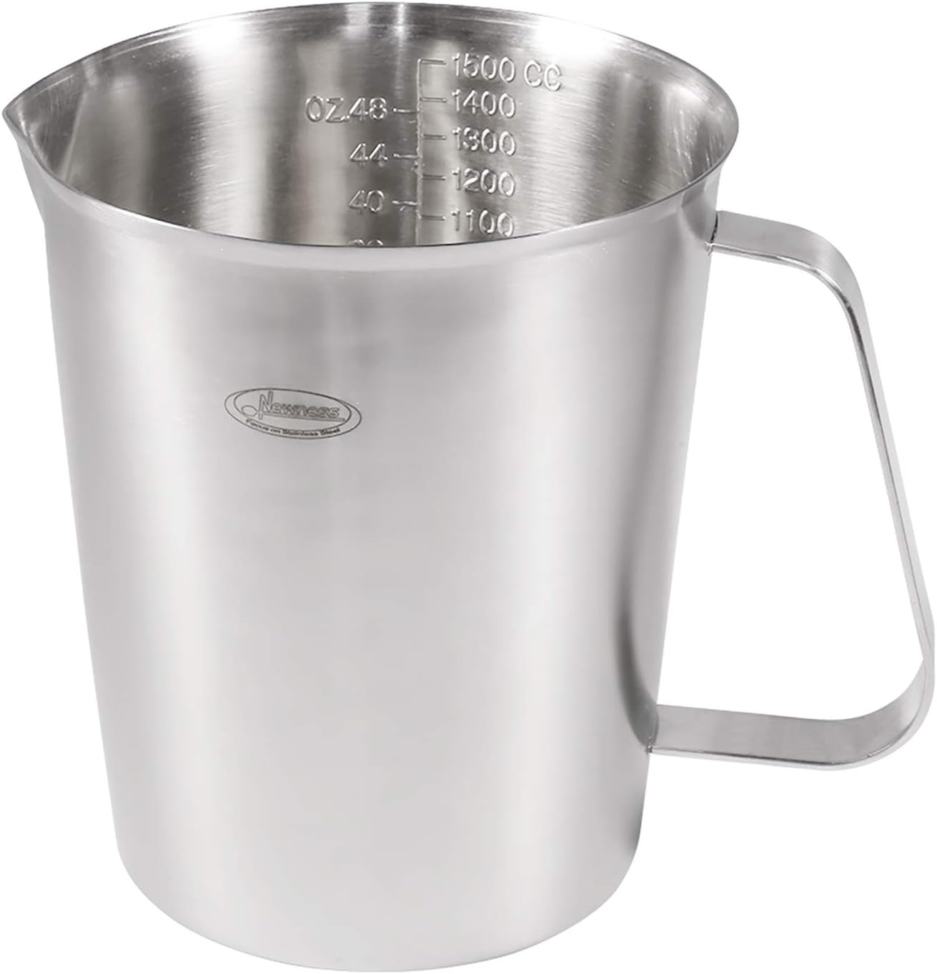 Upgraded Stainless Steel Measuring Cup with 3 Scales for Precision