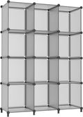 Cube Storage Organizer 12 Cube Shelf Unit - Custom DIY Storage
