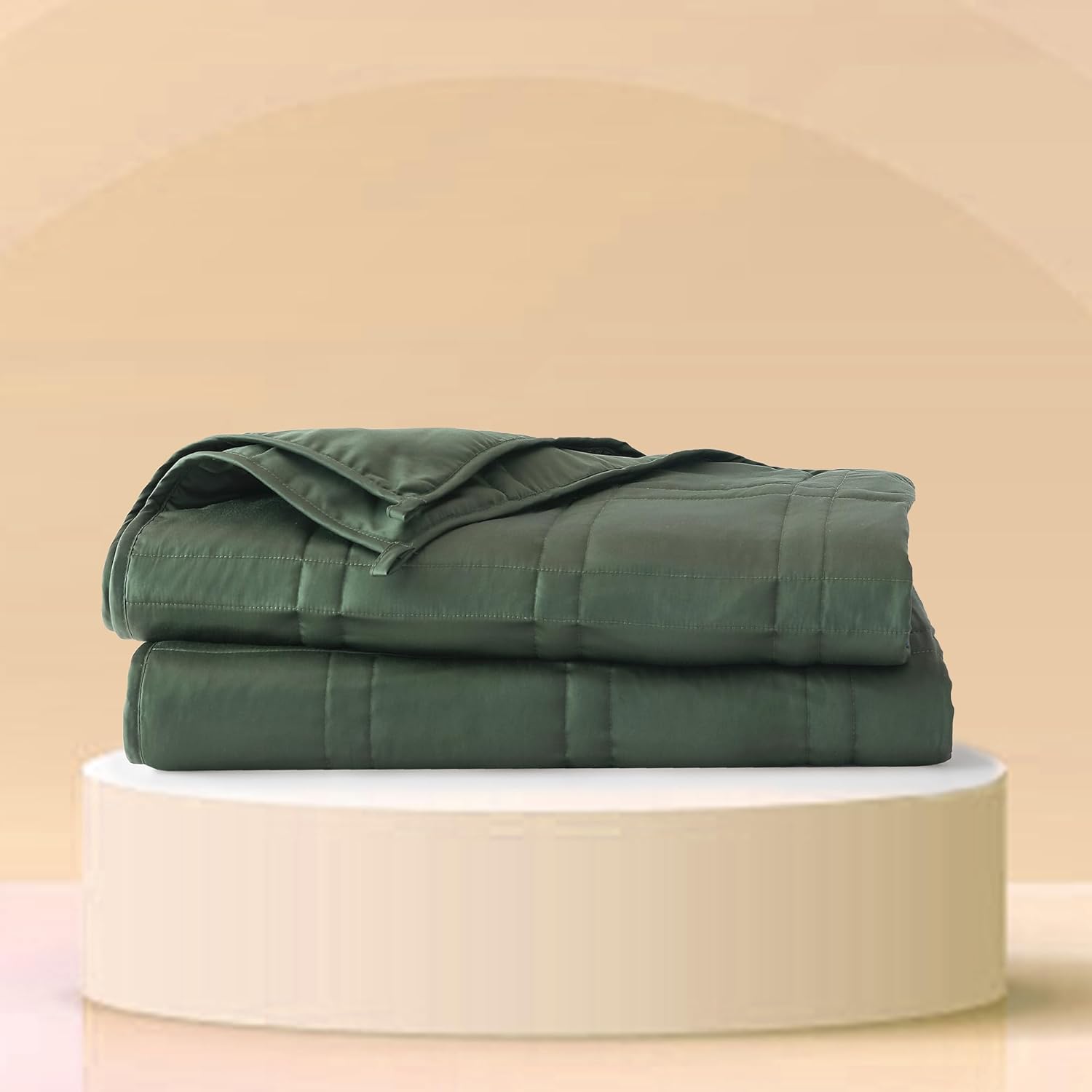 Baloo Weighted Blanket for Adults 12 lb Throw - Spruce Green