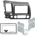 NuIth Double DIN Radio Dash Kit for 2006-2011 Honda Civic - Clean Fit