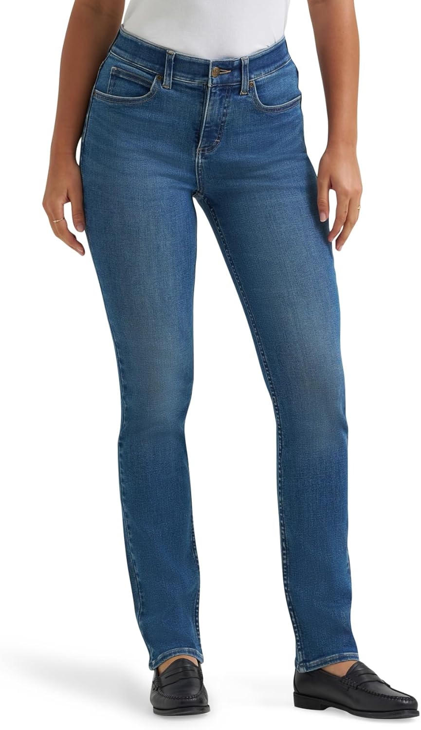 Lee Womens Ultra Lux Comfort Flex Motion Straight Leg Jean Review