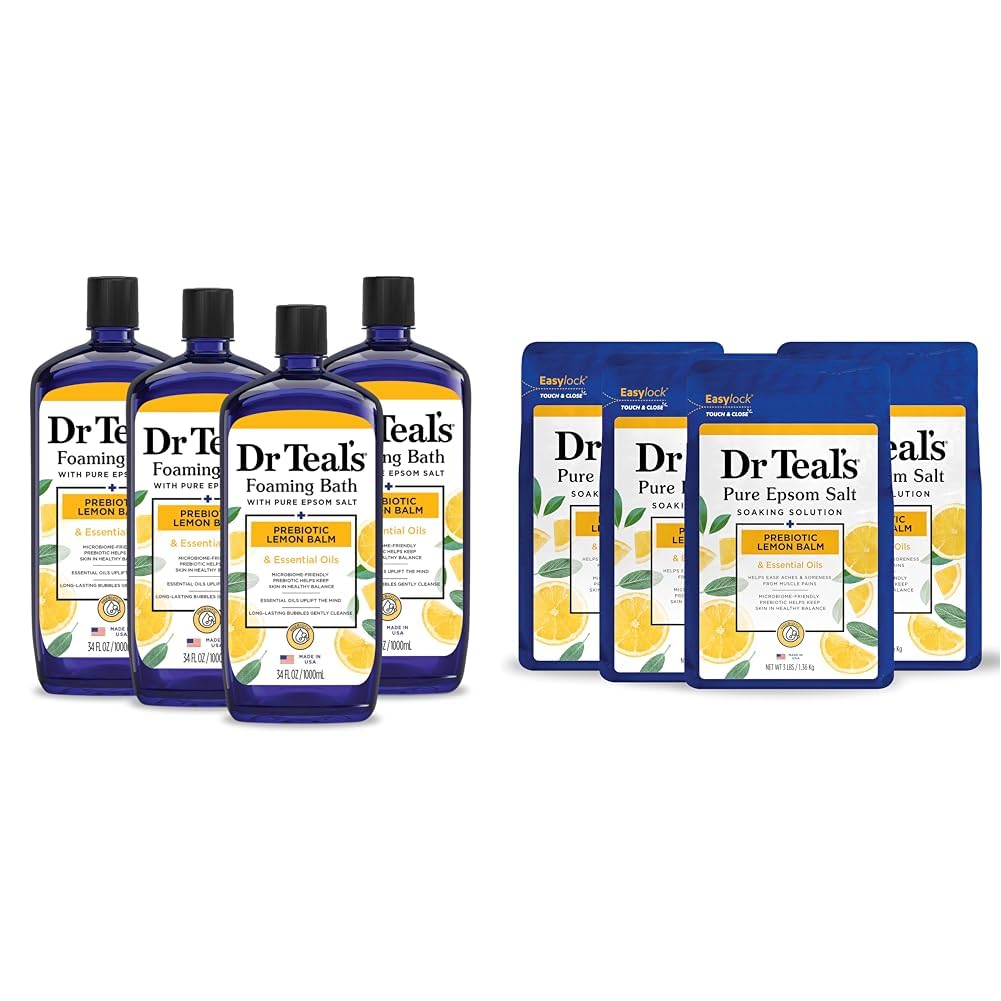 Dr Teal's Foaming Bath with Pure Epsom Salt for Relaxation