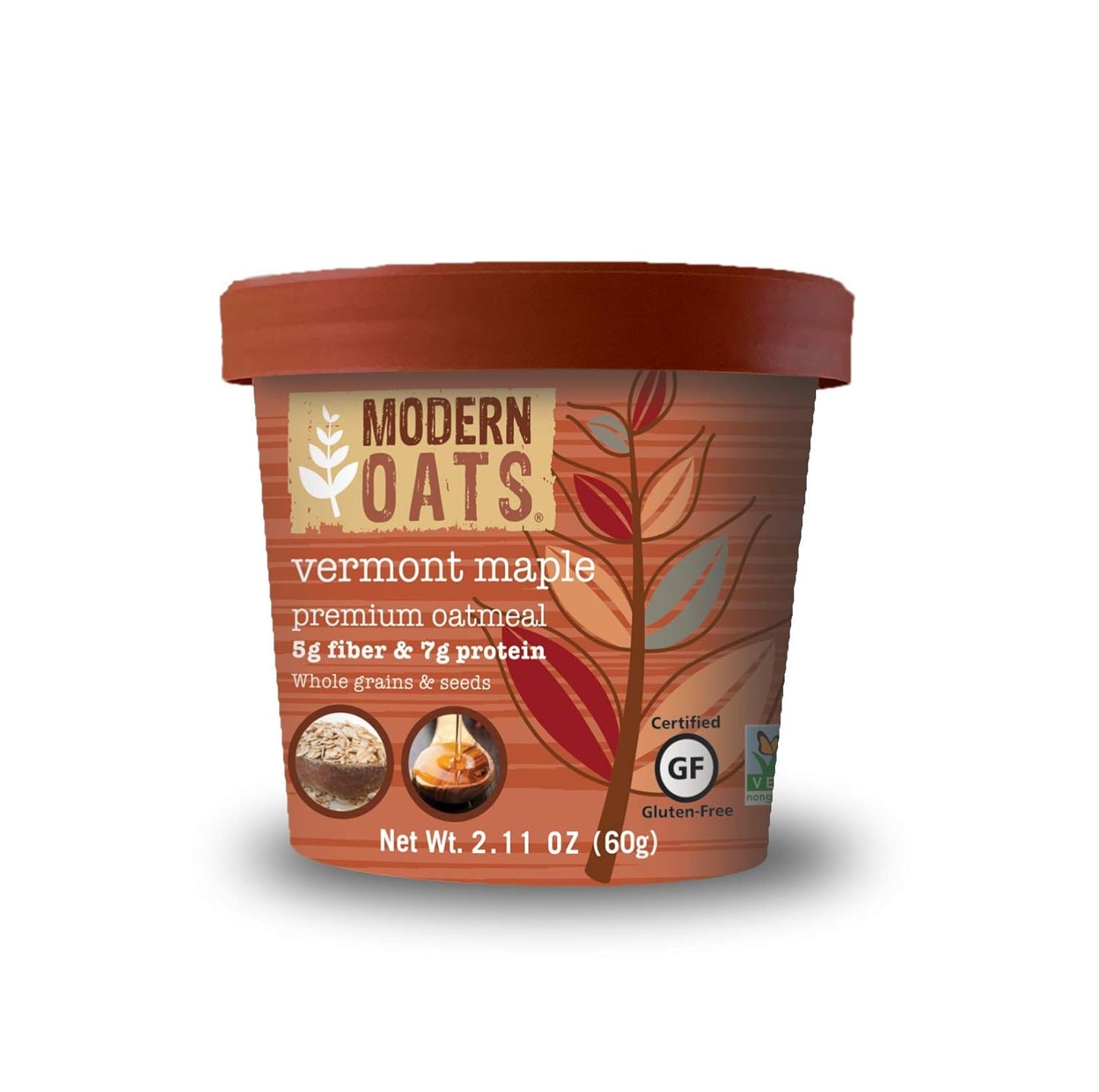 Modern Oats Vermont Maple Instant Oatmeal Cups for Breakfast