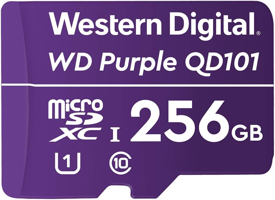 WD Purple SC 256GB microSDXC - Ultra Endurance 128TBW