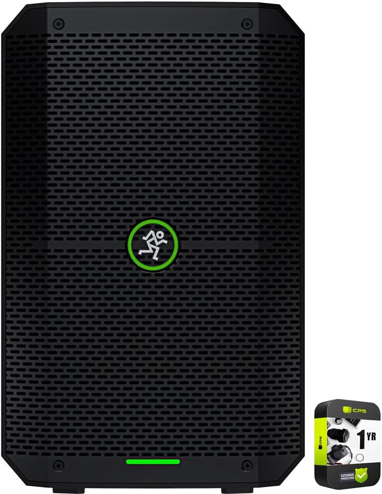 Mackie Thump GO 8 inch Portable Battery Powered Loudspeaker Bundle