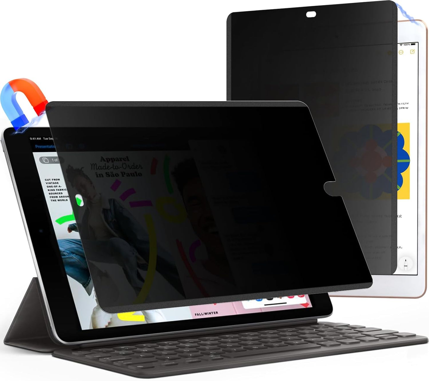 360 Magnetic Privacy Screen Protector for iPad 10.2 inch Models