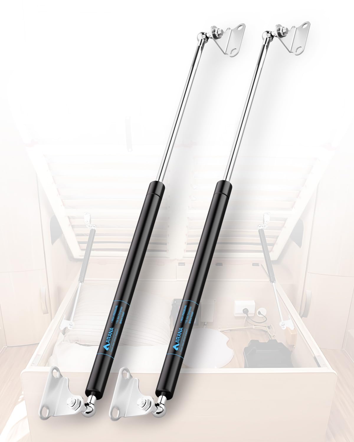 ARANA Gas Struts 36 inch 100Lb for Heavy Duty Lid Support