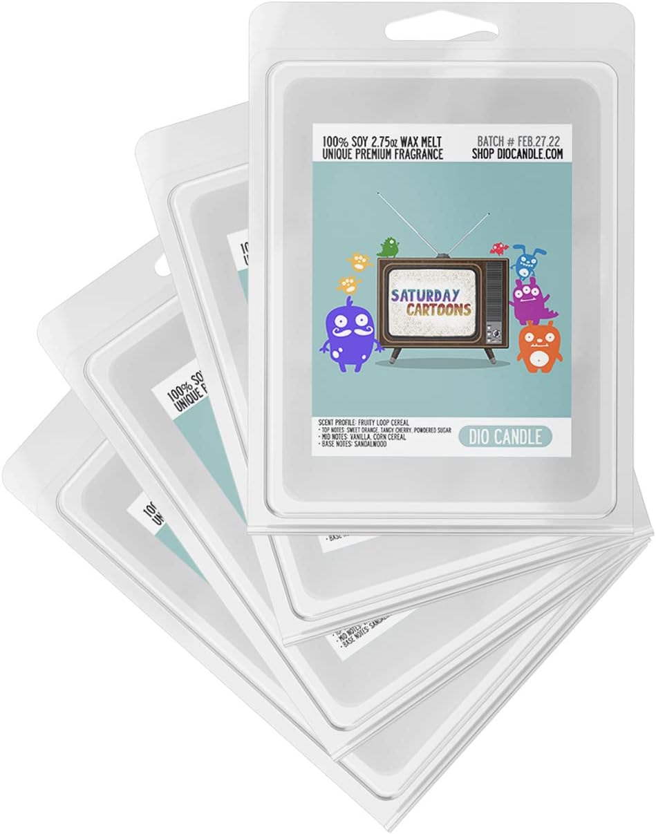 Saturday Cartoons Wax Melts - Fruity Loop Cereal Scented Soy