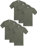 Classic Crew Neck T-Shirts for Men Pro Club Heavyweight 6-Pack