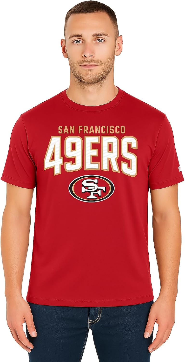 Zubaz NFL Teams Men's Short Sleeve Graphic T-Shirt for Fans