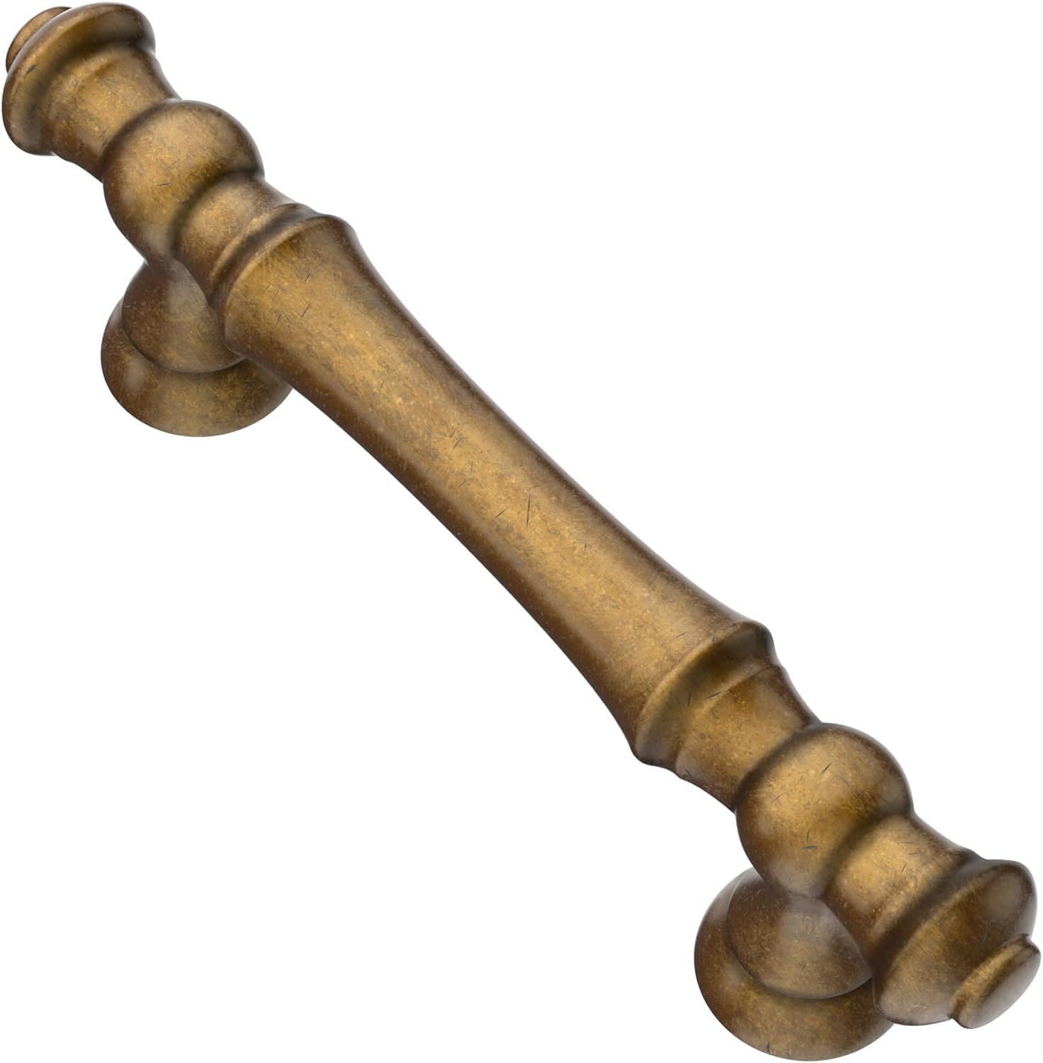 Antique Brass Cabinet Pulls 10 Pack for Modern Kitchen Style