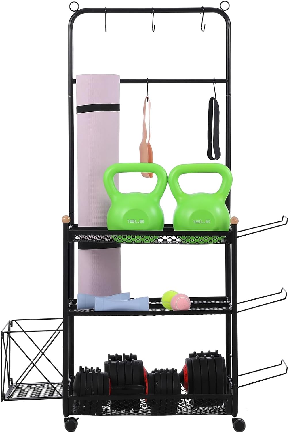 Organize Your Yoga Mats Efficiently with Hipicute 3-Tier Rack!
