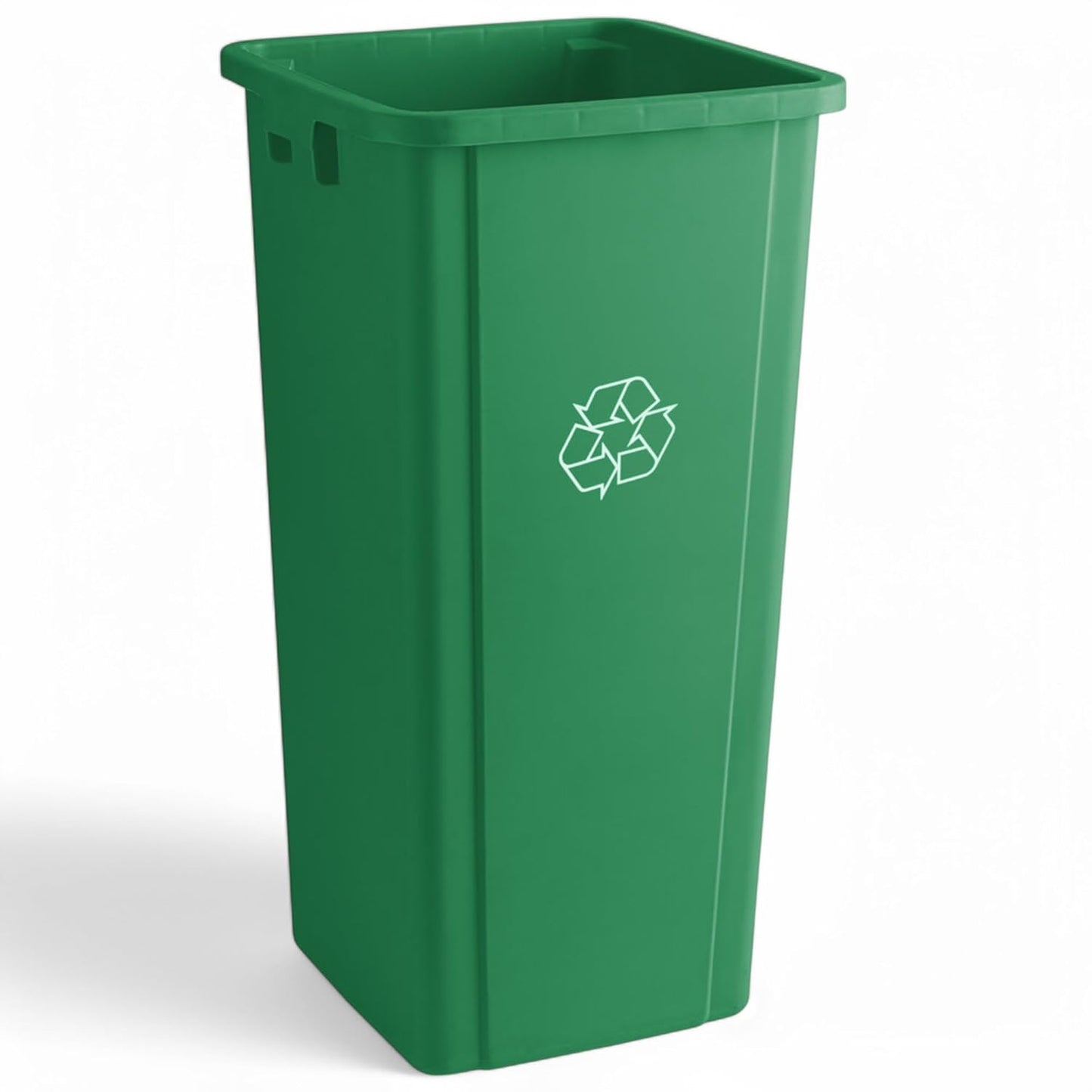 23 Gallon Green Square Trash Can for Home and Commercial Use