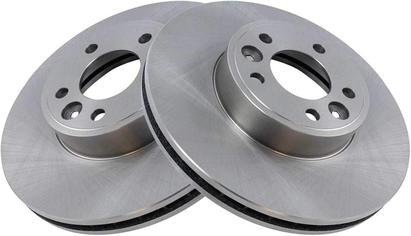 TRQ Front Brake Rotors Set for 1998-2002 Ford Crown Victoria