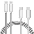 MFi Certified Lightning Cable 2 Pack 6.6 ft - Fast, Durable Charge