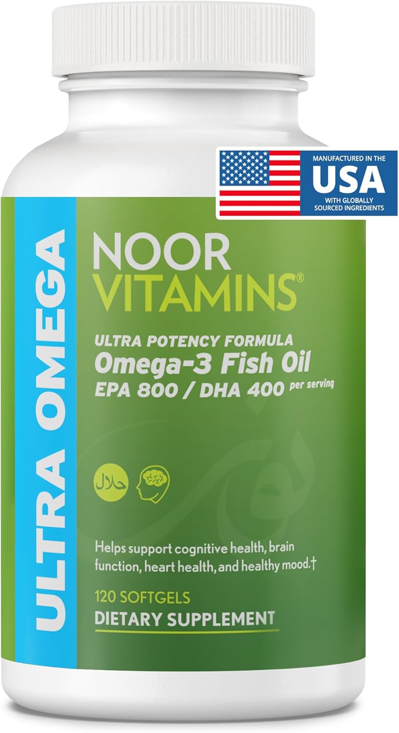 Halal Fish Oil Supplement for Heart, Brain & Joint Support