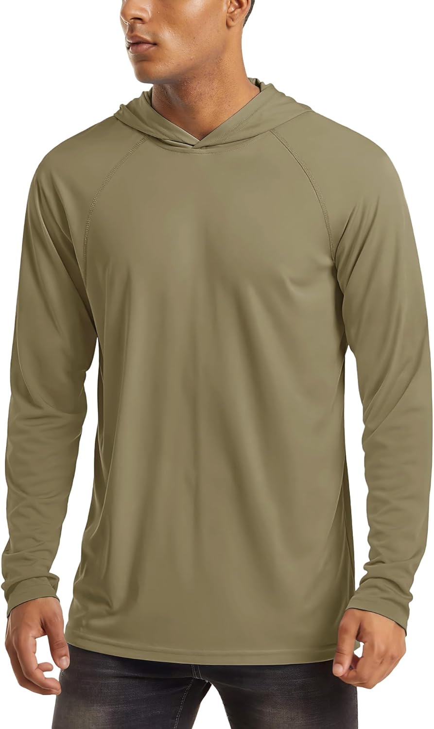 MAGCOMSEN Men's Hooded UPF 50+ Sun Protection T Shirts