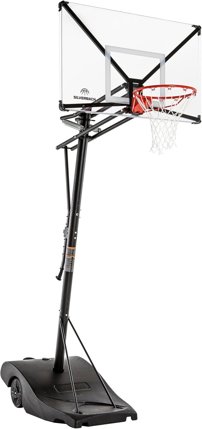 Silverback NXT Portable Adjustable Basketball Hoop for Outdoor Play