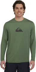Quiksilver Men's UPF 50 Long Sleeve Rash Guard - Sun Protection Fit