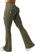 CoreFlex Women Workout Flare Leggings with Pockets (Style FF18)