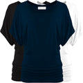 Free to Live Dolman Sleeve Tunic 3 Pack Tops - Flattering Work