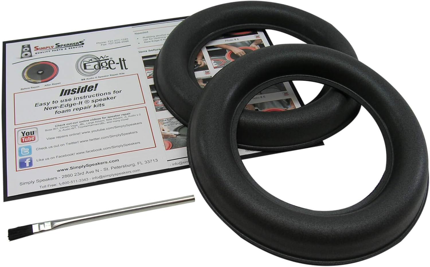 Speaker Repair Kit Compatible with JL Audio 8W7 for Quality Sound