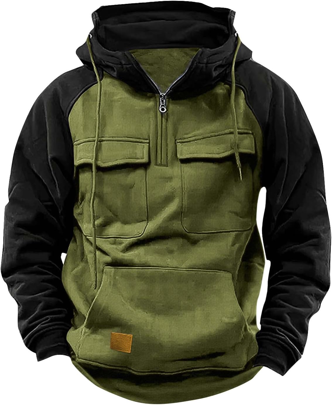 Tactical Quarter Zip Hoodie for Outdoor Sports