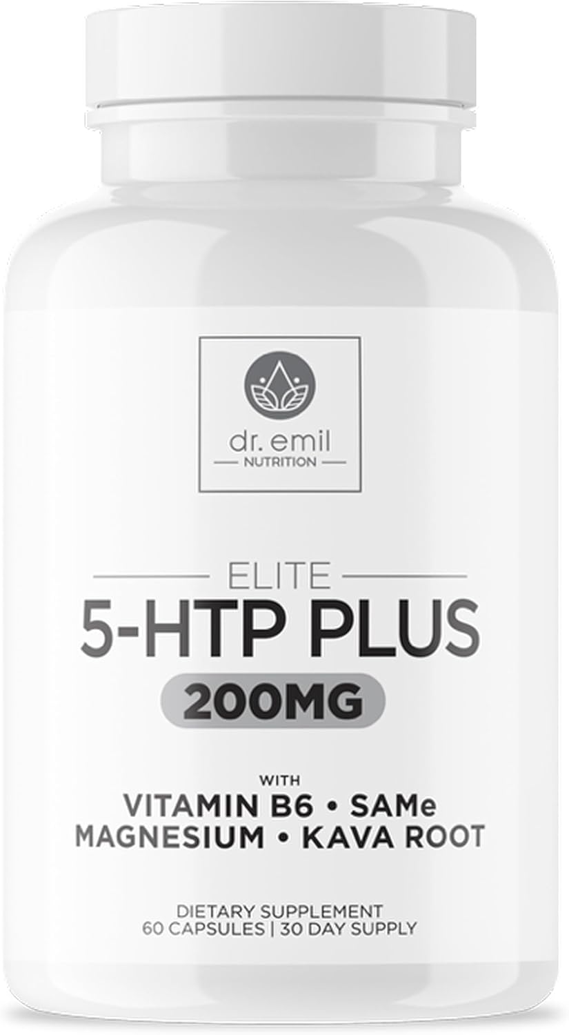 200 MG 5-HTP Elite Supplement with Kava Root & Magnesium
