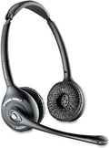 Plantronics CS520 Binaural Over-The-Head Wireless Headset - Clear