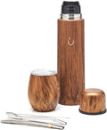 Complete Yerba Mate Set - Modern Steel Gourd and Thermal Flask