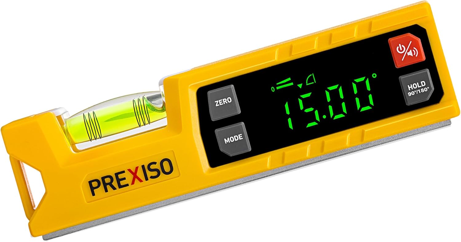 7 Digital Level & Protractor - Accurate Angles, Magnetic V-Groove
